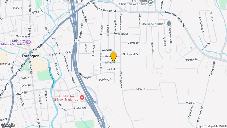 84 Wilmot St Map and Location Details