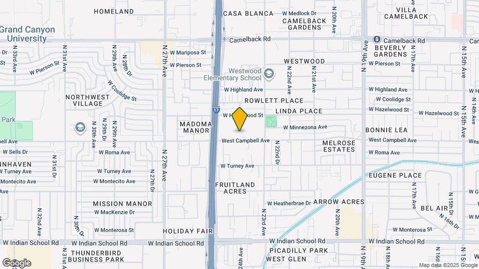 2408 W Campbell Ave Map and Location Details