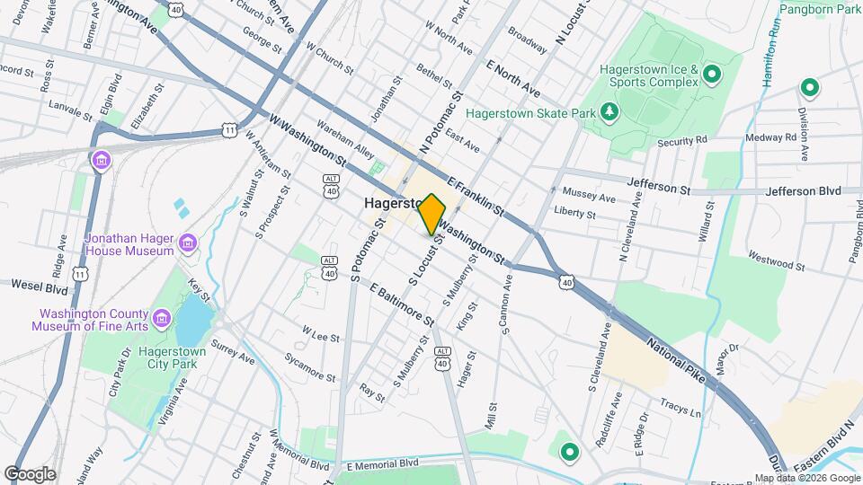 25 S Locust St, Unit 2 Map and Location Details