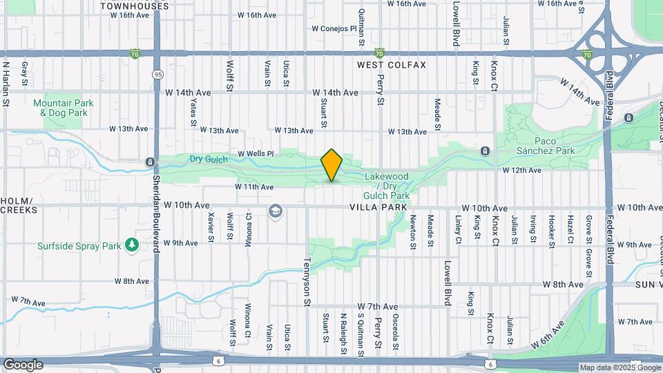 1284 Stuart St Map and Location Details