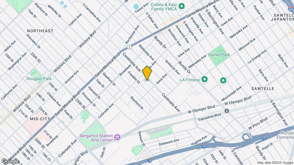1629 Centinela Ave Map and Location Details