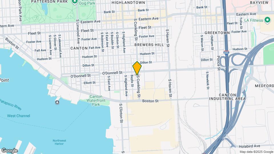 1112 S Conkling St Map and Location Details