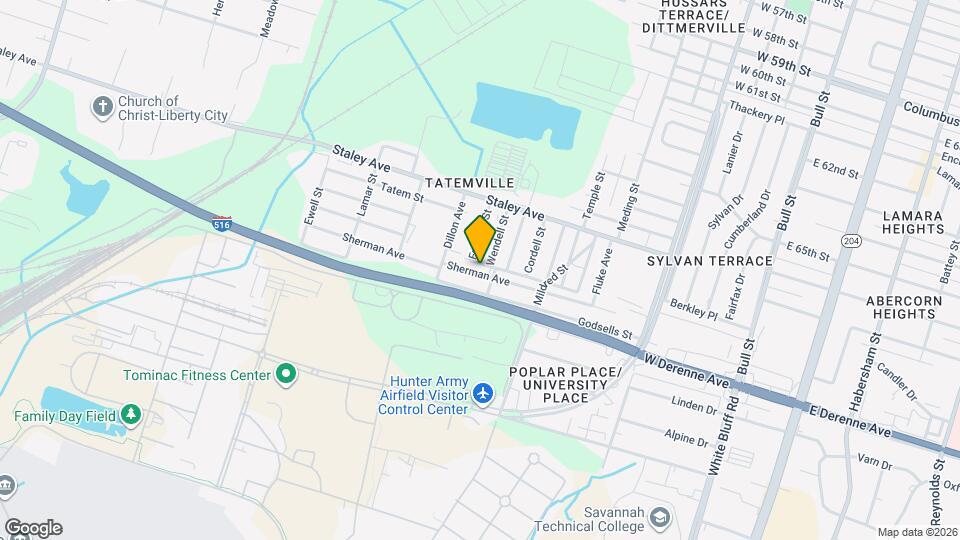 904 Sherman Ave Map and Location Details