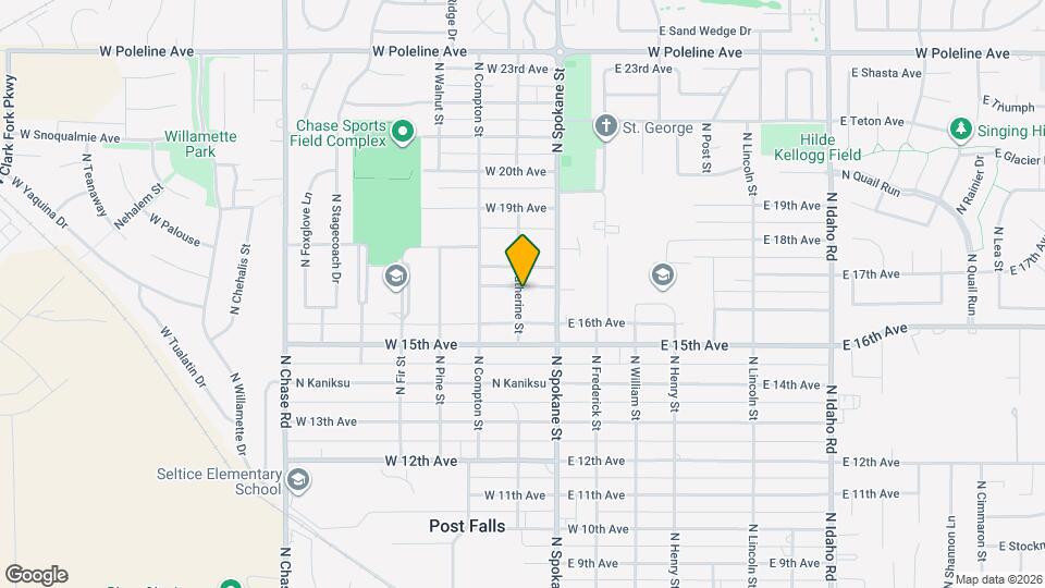 1610 N Catherine St Map and Location Details