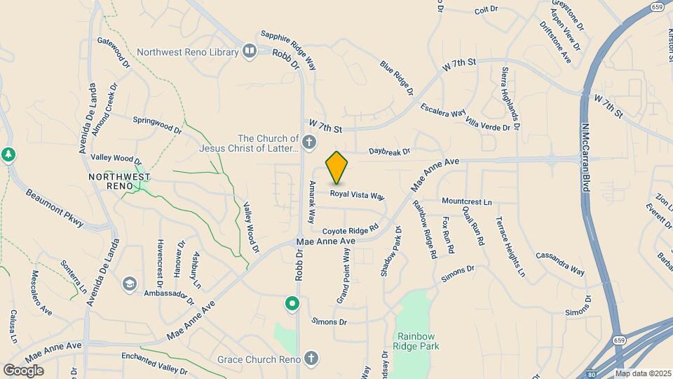 5931 Coyote Ridge Ct Map and Location Details