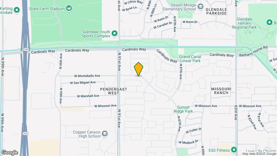 8960 W San Miguel Ave Map and Location Details