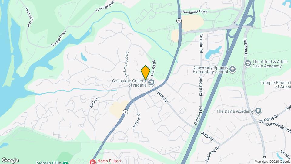 540 Brantley Rd Map and Location Details