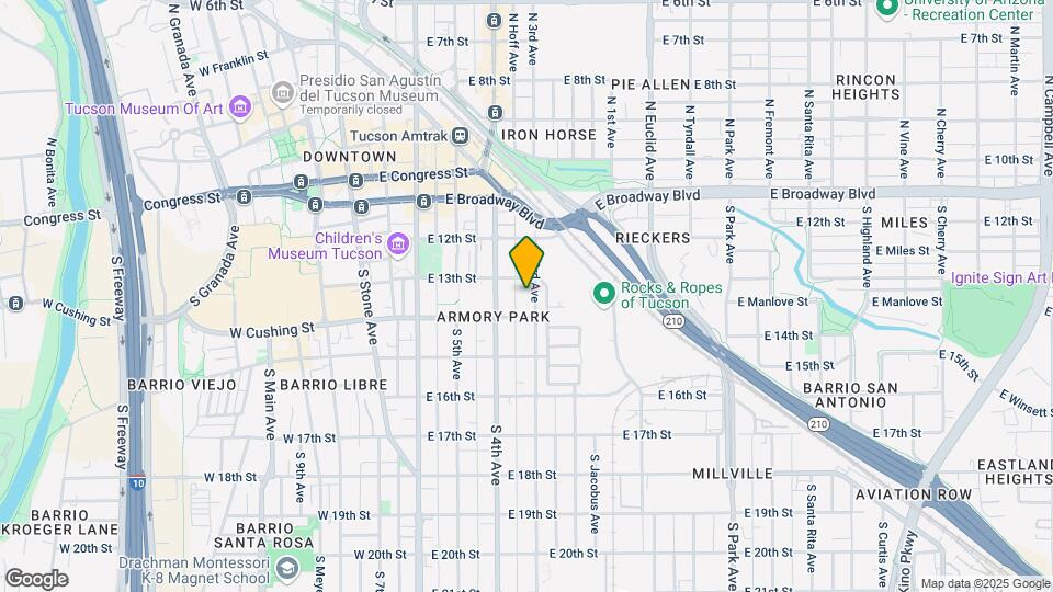 322-328 S 3rd Ave Mapa y Detalles de la Ubicación