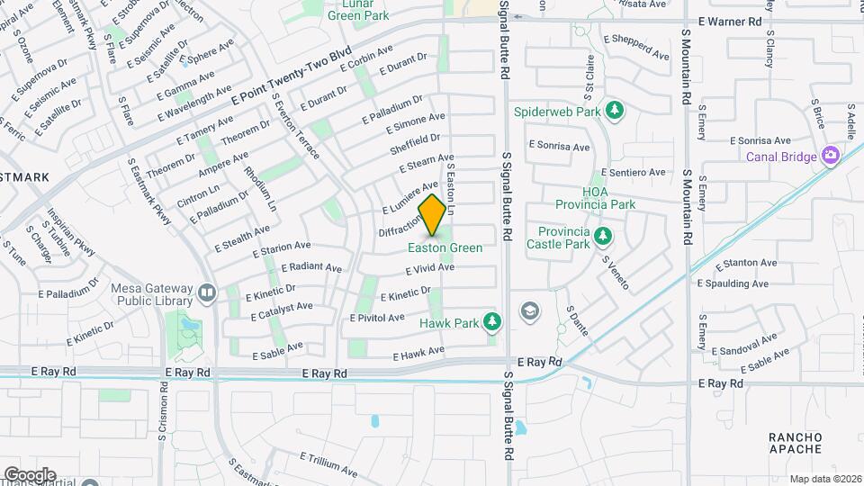 4908 S Figueroa Ln Map and Location Details