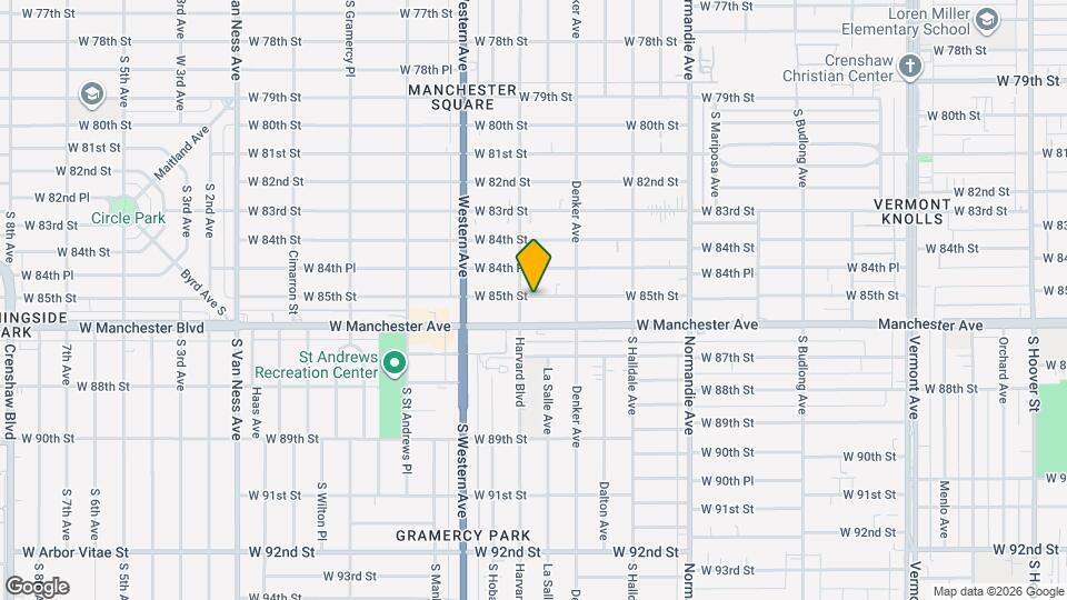1650 W 85th St Map and Location Details