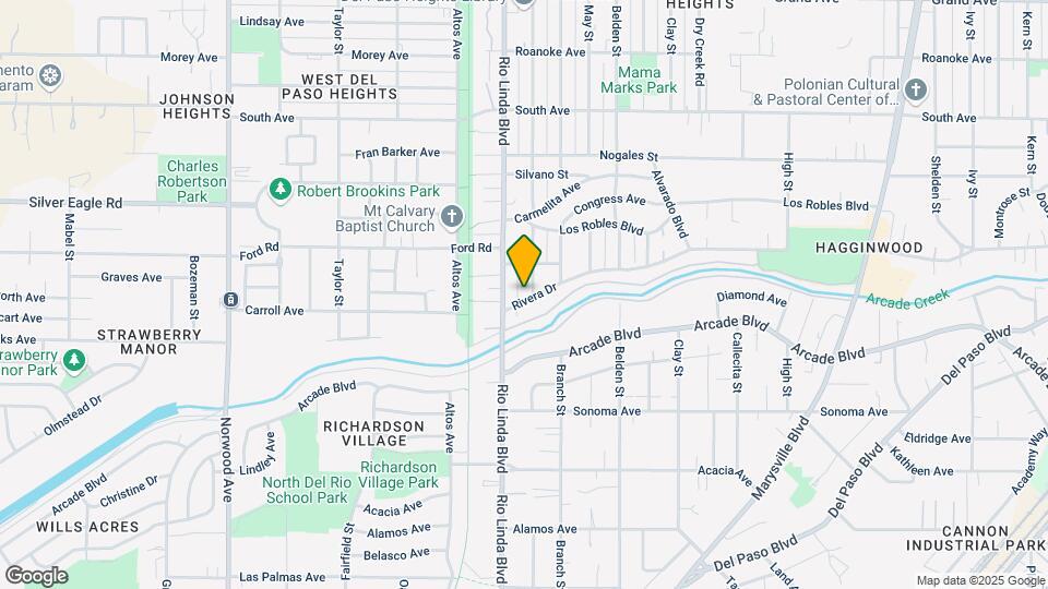 921 Rivera Dr Map and Location Details