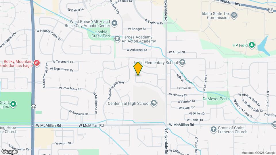 5360 N Noble Fir Ave Map and Location Details