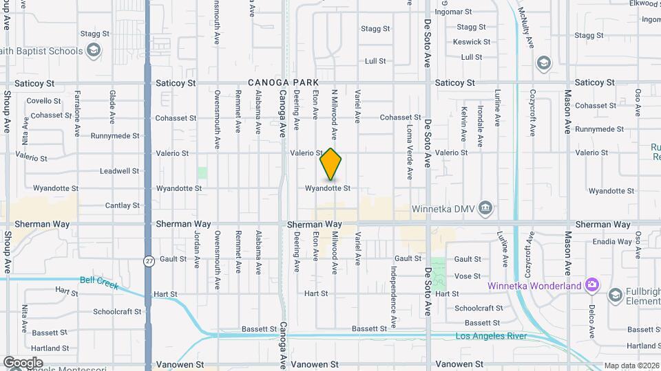 7305 Milwood Ave, Unit 5 Map and Location Details