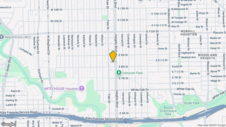 807 Heights Blvd Map and Location Details