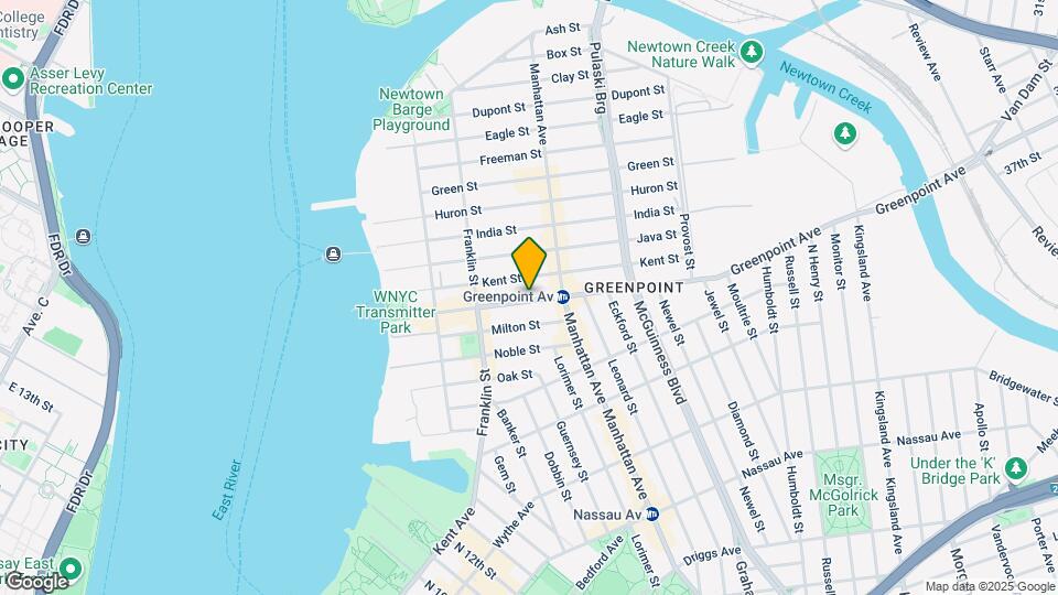 115 Greenpoint Ave Mapa y Detalles de la Ubicación