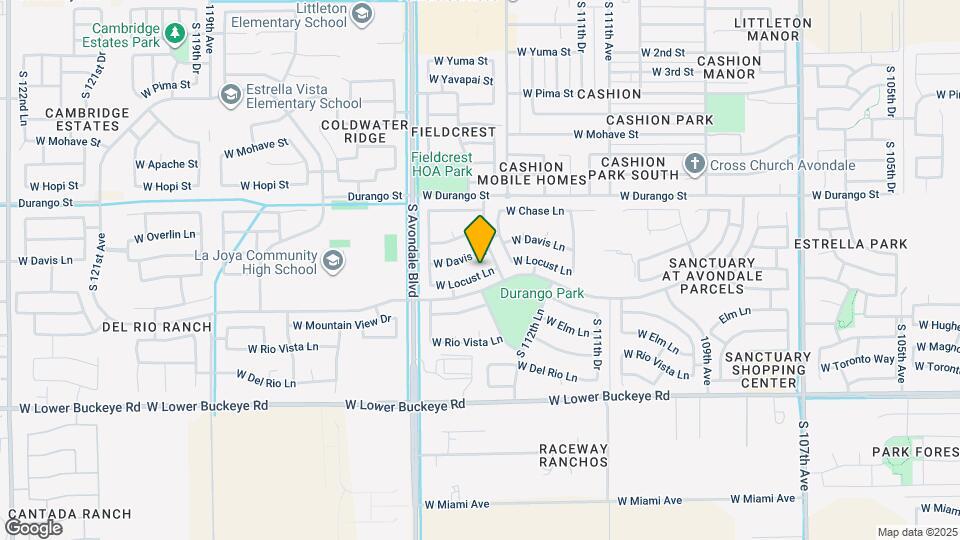 11368 W Locust Ln Map and Location Details