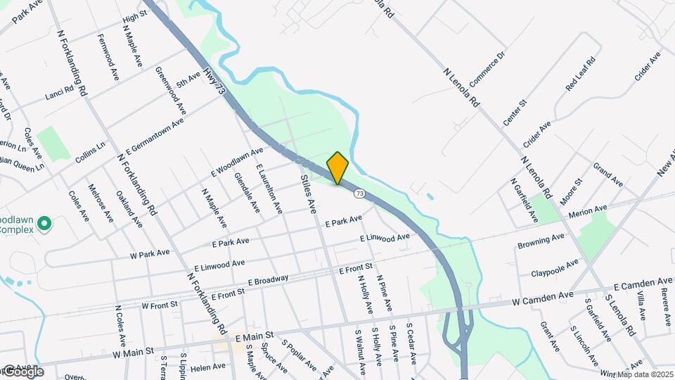 411 Stiles Ave Map and Location Details