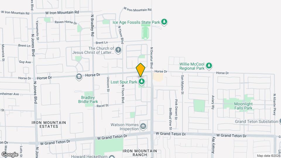 8324 N Highland Ranch St Map and Location Details