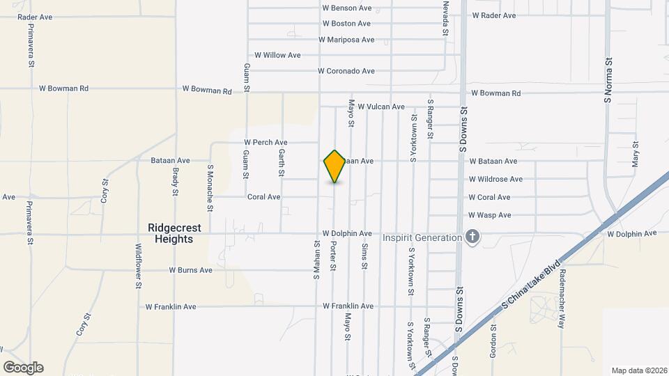1132 Porter St Map and Location Details