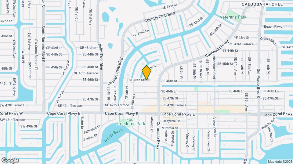 624 SE 46th St Map and Location Details