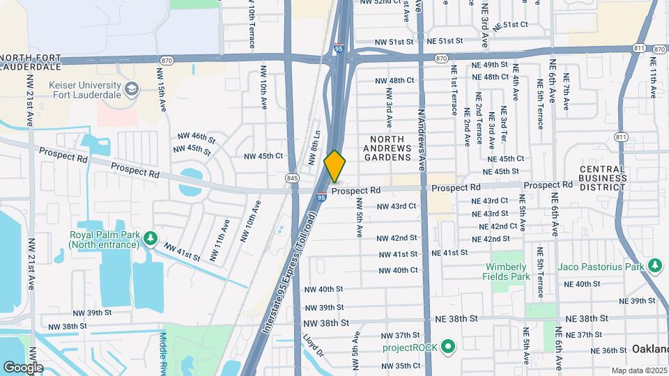 701 Prospect Rd Map and Location Details