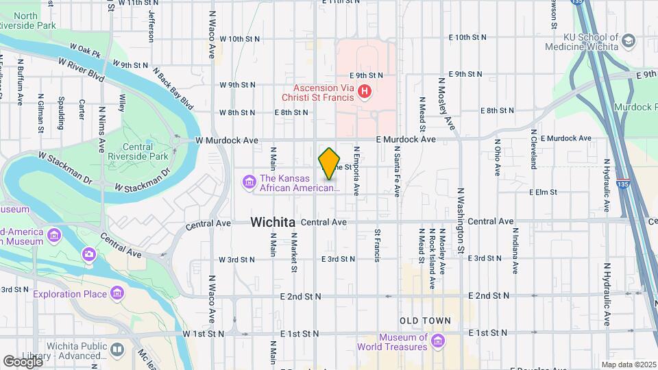 617 N Topeka St Mapa y Detalles de la Ubicación