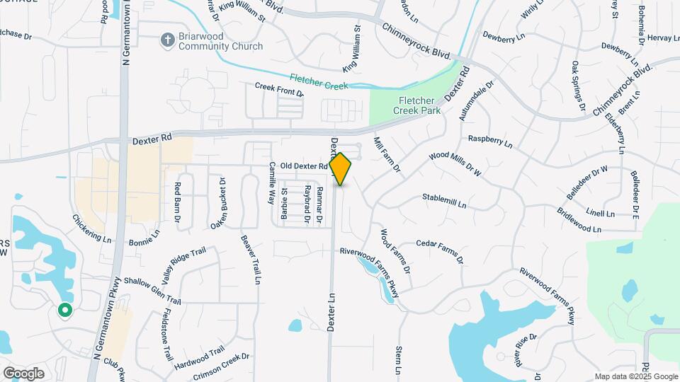 1664 Dexter Ln Map and Location Details