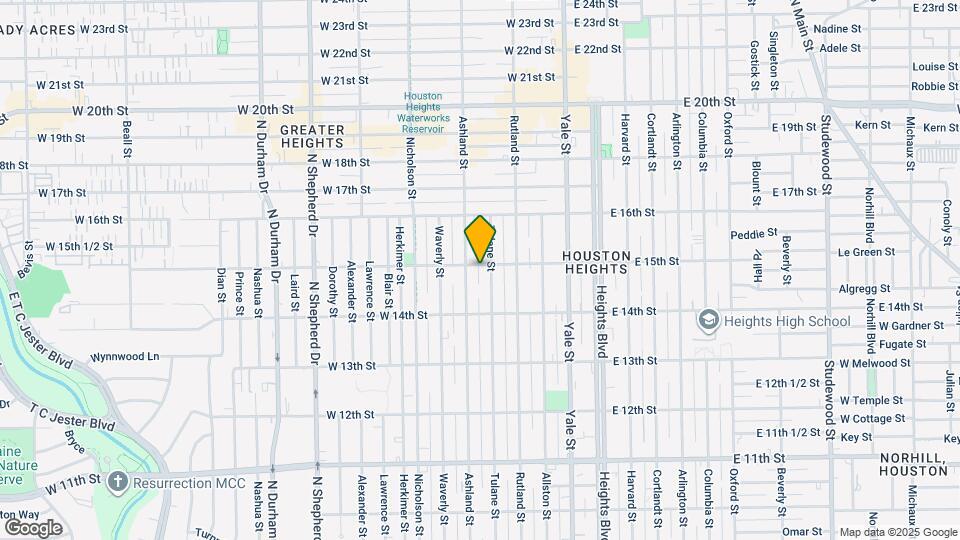 520 W 15th St Map and Location Details