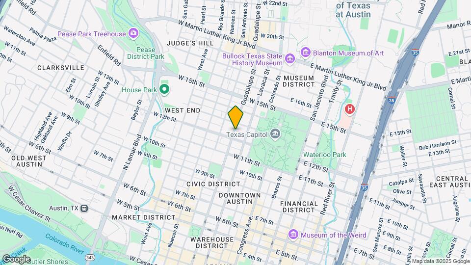 1215 Guadalupe St, Unit S-4903 Map and Location Details