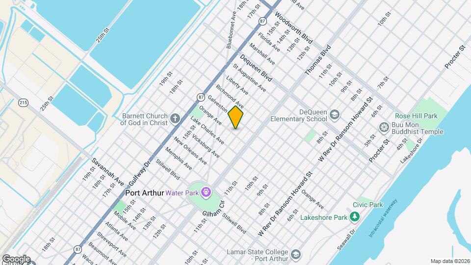 2001 12th St Map and Location Details