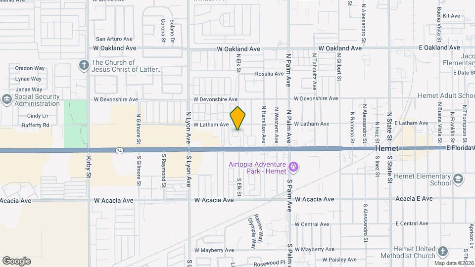 1315 W Latham Ave Map and Location Details