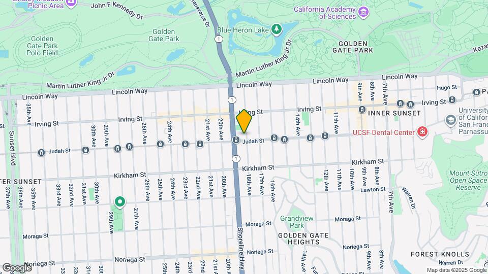1387 18th Ave, Unit 2 Mapa y Detalles de la Ubicación