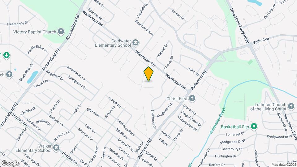 2756 Shadowcreek Dr Map and Location Details