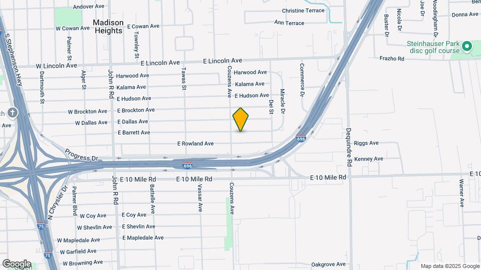 1136 E Barrett Ave Map and Location Details