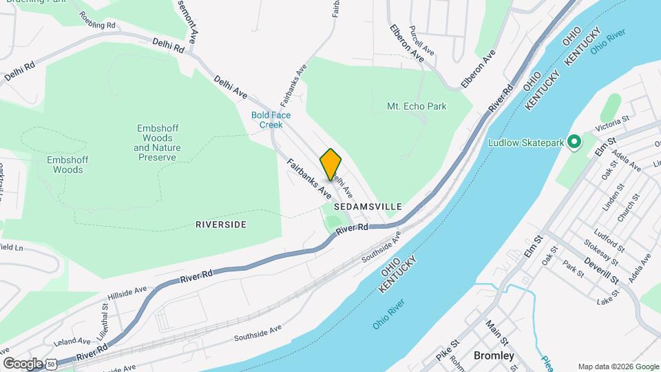 659 Sedam St Map and Location Details