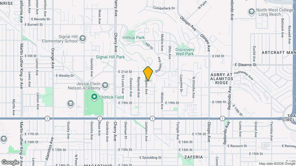2028 Junipero Ave Map and Location Details