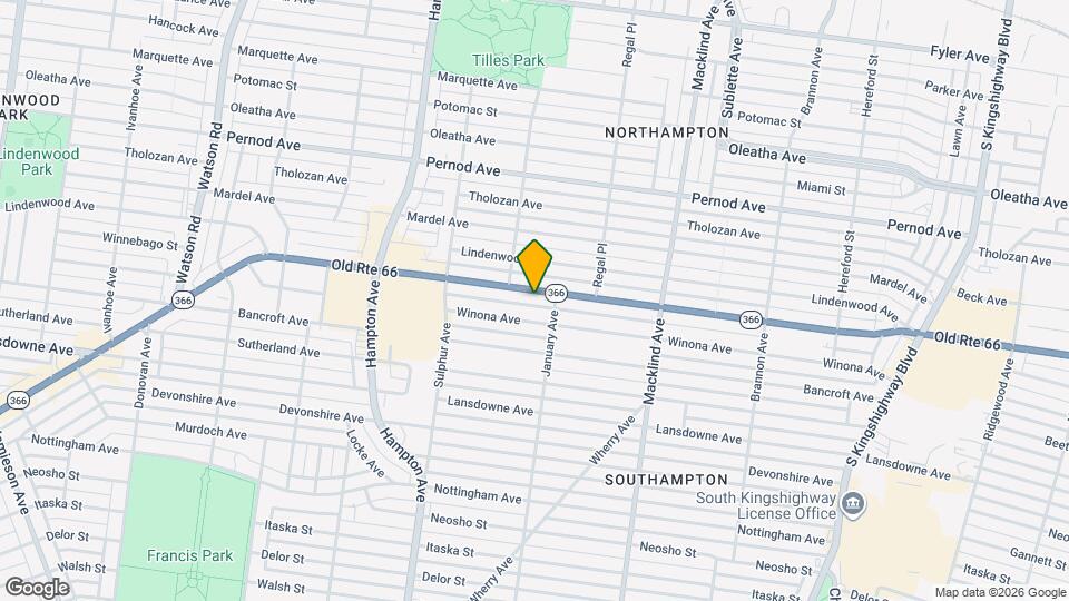 5614 Chippewa St Mapa y Detalles de la Ubicación