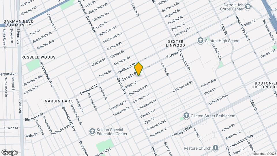 3250 Webb St Map and Location Details