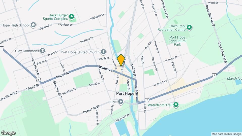 26 Ontario St Map and Location Details