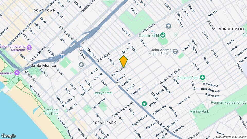 1018 Pacific St Map and Location Details