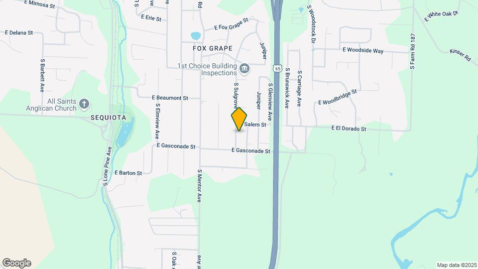 3634 S Sulgrove Ave Map and Location Details