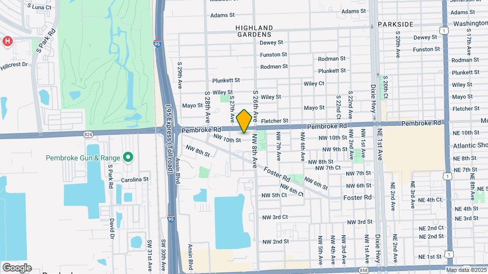 817 NW 10th St-Unit -1-4 Map and Location Details