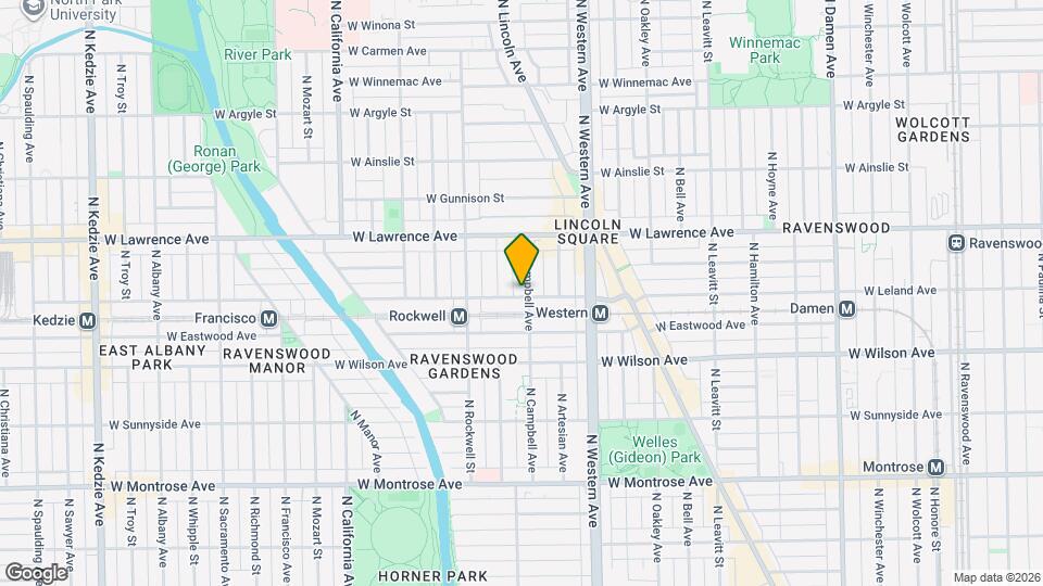 2512 W Leland Ave Map and Location Details