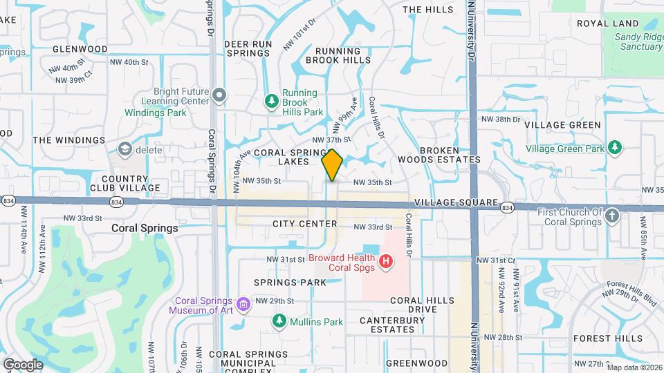 3456 NW 99th Way Map and Location Details