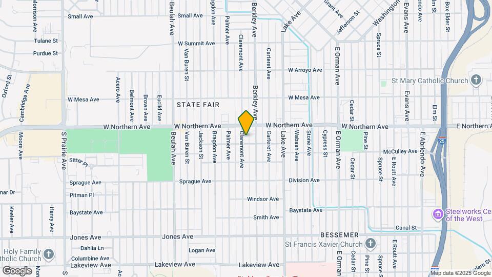 1322 Claremont Ave Map and Location Details