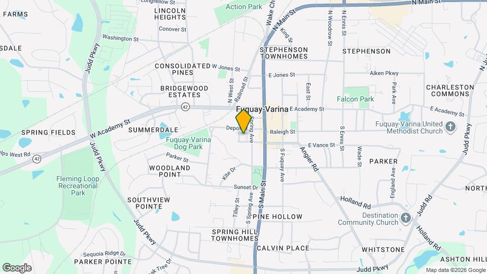 208 Asher Springs Cir Map and Location Details