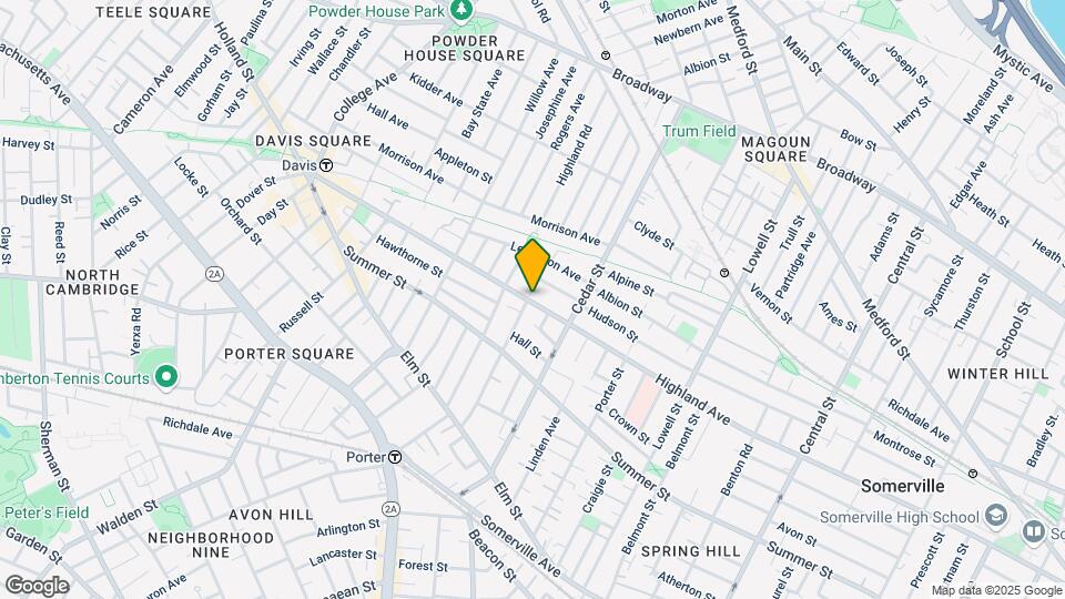 309A Highland Ave, Unit 1 Mapa y Detalles de la Ubicación