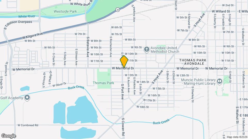 1617 W Memorial Dr Map and Location Details