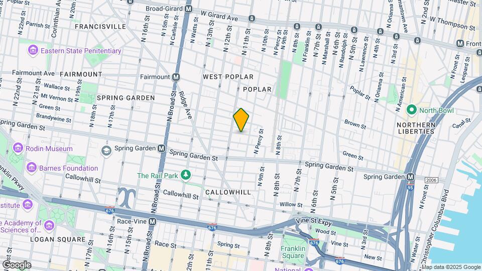 1008 Mt Vernon St Map and Location Details