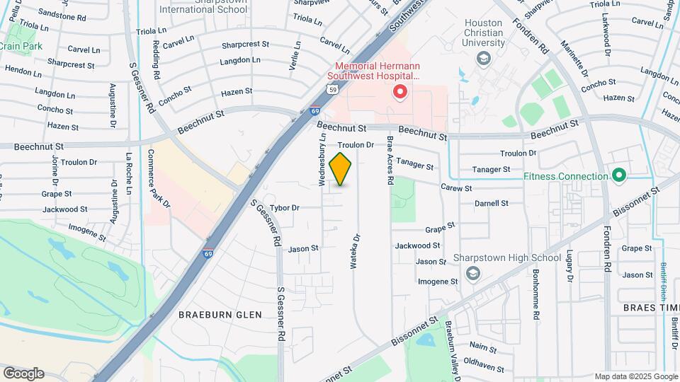 8263 Wednesbury Ln Map and Location Details